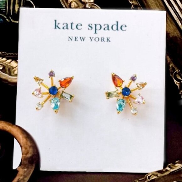 KATE SPADE • Firework Floral Earrings - Picture 3 of 4